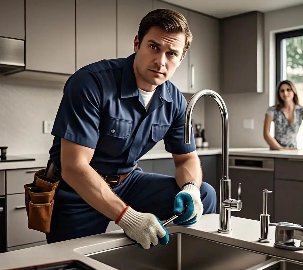 Professional Plumbing Service Team